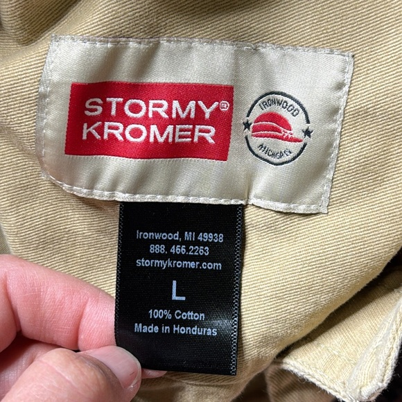 Stormy Kromer Long Sleeve Button Up Shirt Size Large - Picture 7 of 8